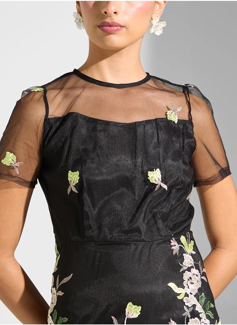 ايلا ليمتد اديشن Floral Embroidered Dres