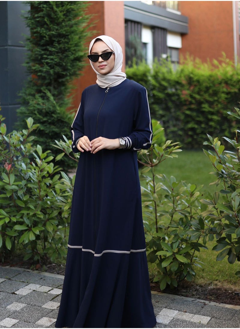 OLUDENIZ - Turkish Abaya Dress for Women – Elegant and Modern Style - Image 1