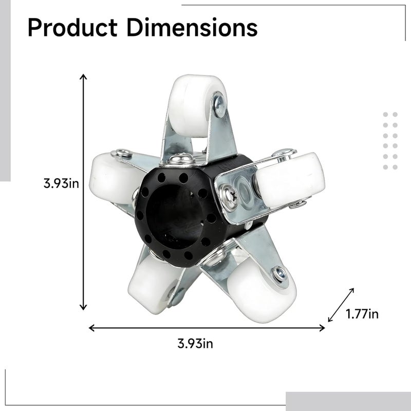 Endoscope Camera Protective Cover 0.9 in with Guide Wheels and 5 Wheels for 100Mm+ Pipes, Pipeline Inspection Camera - Image 5
