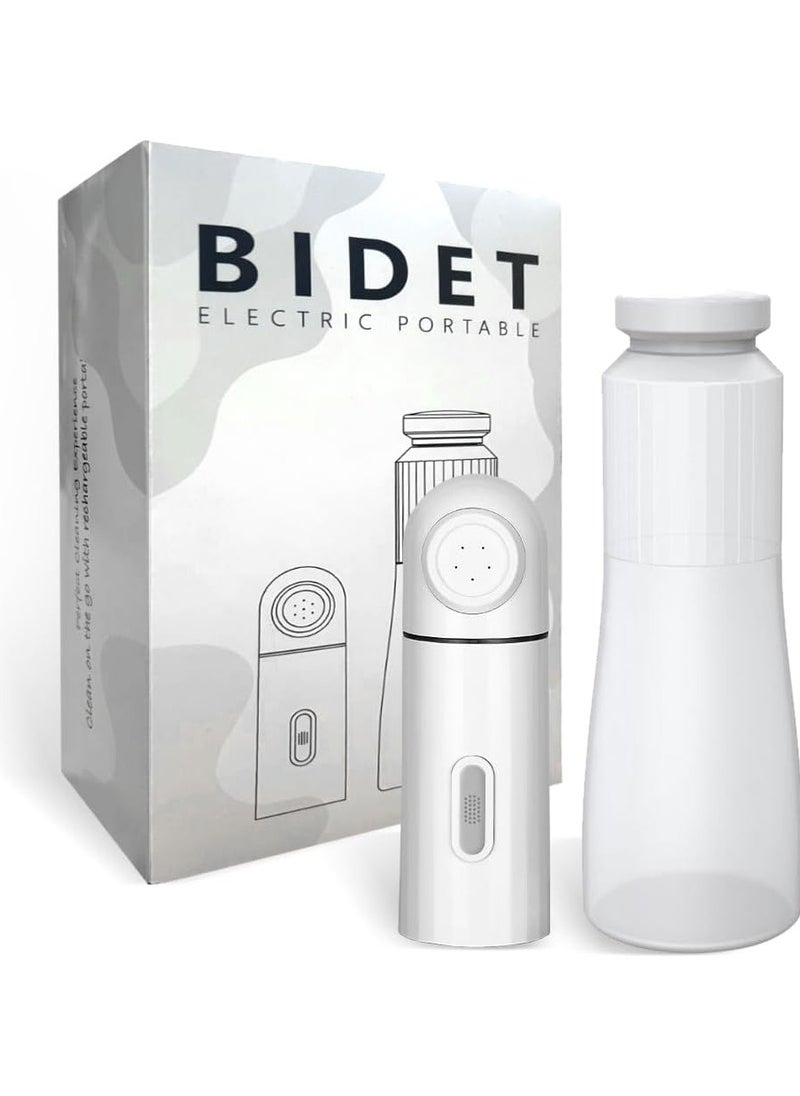 XVersion - Portable Electric Bidet Shattaf Sprayer for Travel - 4-Mode Handheld Mini Toilet Shower Head, USB Rechargeable, IPX7 Waterproof for Personal Hygiene Cleaning - Image 1