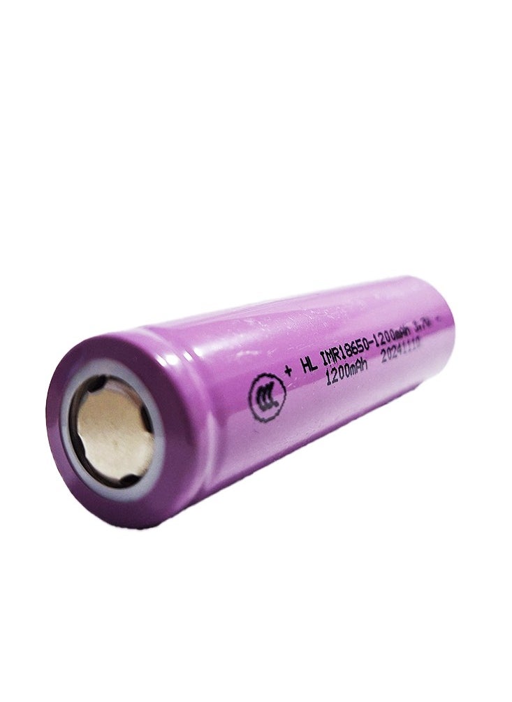Battery without head 3.7V / 1200mAh , Rechargeable for LED Toy Light , Flashlights , Power Bank , Electronic Devices, 1pc