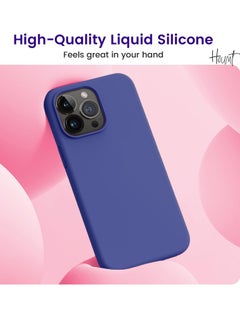 Houmt iPhone 15 Pro Case 6.1" Slim Liquid Silicone Soft Gel Rubber with 2X iPhone 15 Pro Screen Protector Shockproof Protective Phone Case Anti-Scratch Microfiber Lining for Apple iPhone 15 Pro  - Image 3
