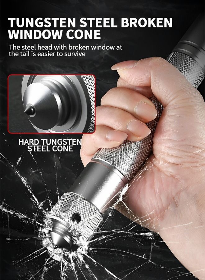 GROIC Outdoor Survival Shovel, Folding All-in-One Camping Shovel, Tactical Multi-tool Compact Lightweight Aluminum Handle w/Carrying Pouch Multi-Use Portable Camping Tool - Image 4