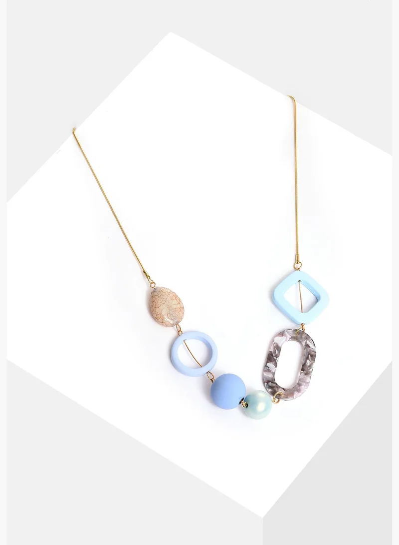 SOHI Silver Plated Pearls Necklace