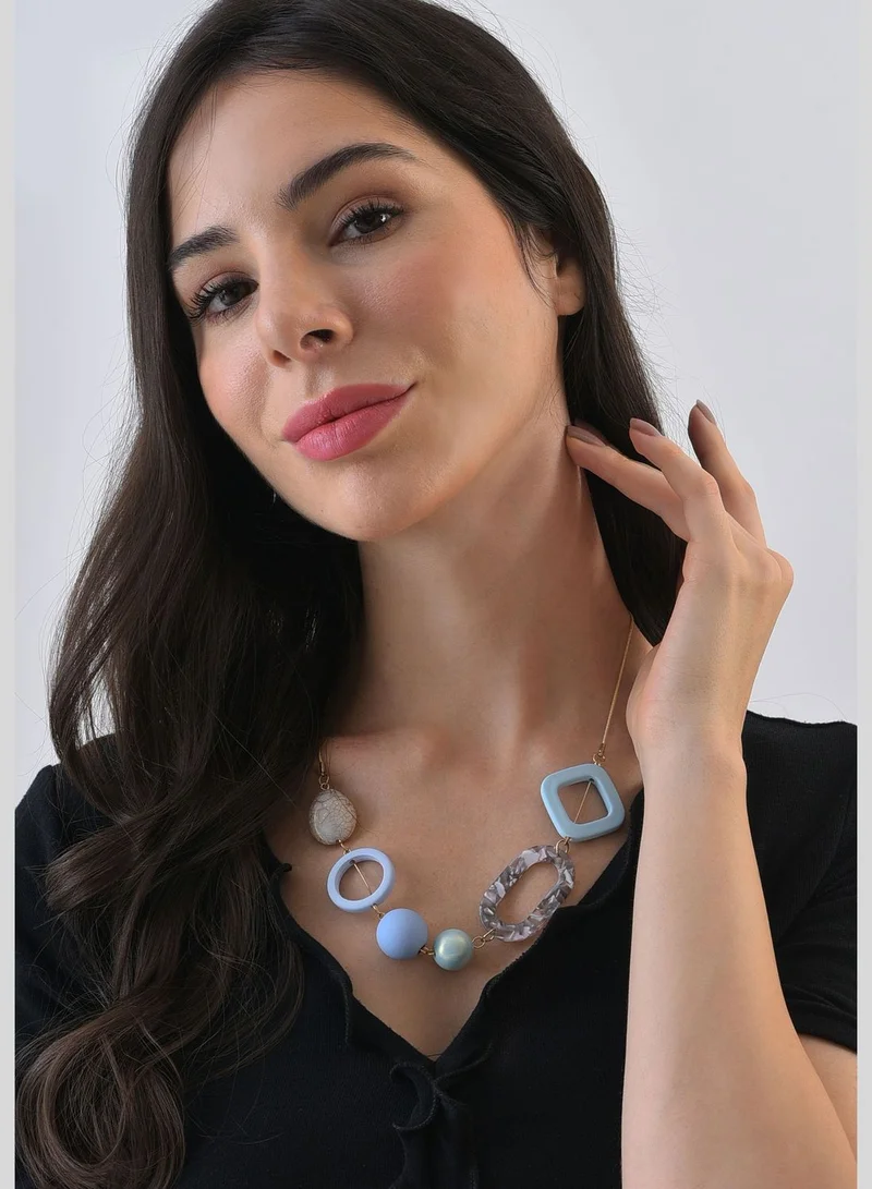 SOHI Silver Plated Pearls Necklace