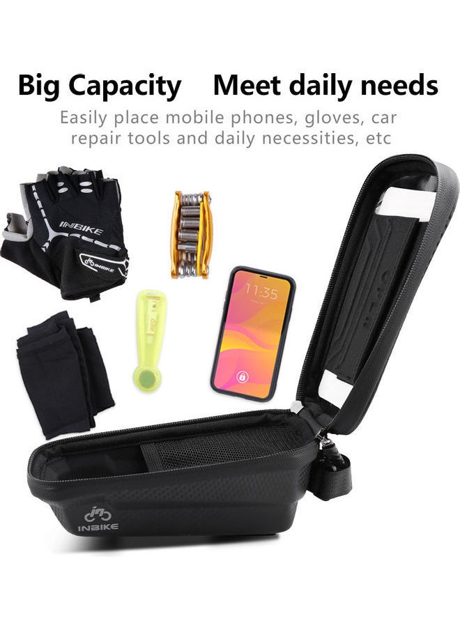 NIBEMINENT - EVA Hard Shell Bicycle Frame Bag 19 x 9 11cm - Image 1