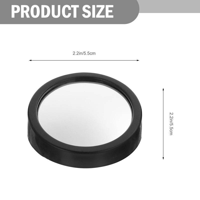 12pcs Adjustable Round Blind Spot Mirrors Convex Rearview Side Mirrors for Enhanced Driving Safety - Image 3