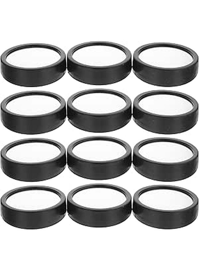 12pcs Adjustable Round Blind Spot Mirrors Convex Rearview Side Mirrors for Enhanced Driving Safety - Image 1