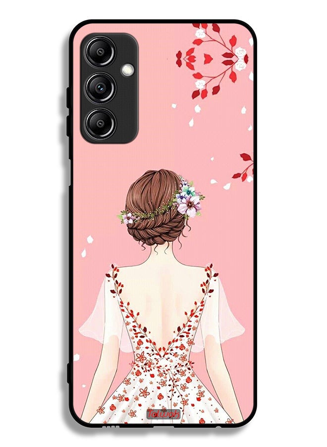 Tolwak Samsung Galaxy A24 4G Protective Case Cover Standing Girl Art - Image 1