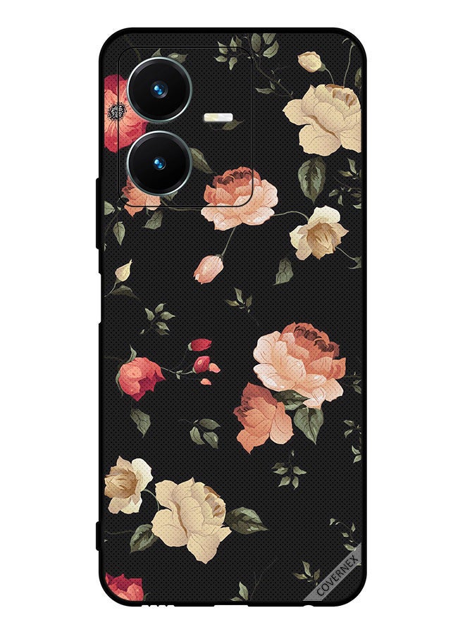 Covernex Protective Case Cover For vivo Y22 Flower Art Wallpaper - Image 1