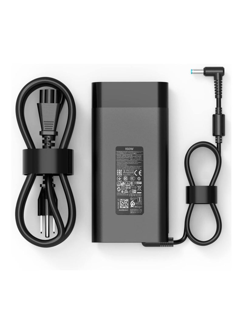 Max Power 150W AC Charger Fit for Original HP Zbook 15 16 17 15u 15v G3 G4 G5 G6 G7 G8 G9 ZBook Studio G3 G4 G5 G6 G7 G8 OMEN by 15 17 Pavilion Gaming 15 17 TPN-CA11 TPN-DA09 Laptop Power Adapter Supply  - Image 1
