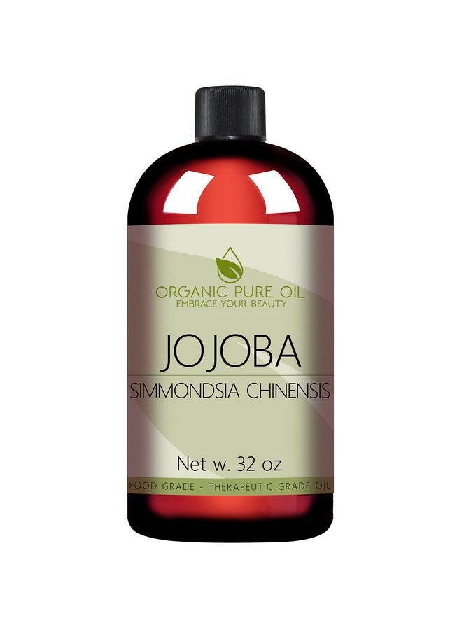 OPO 100% Pure Jojoba Oil 32 Oz Cold Pressed Carrier Oil For Hair Skin Face Lips Massage Makeup Remover Soaps - Image 1