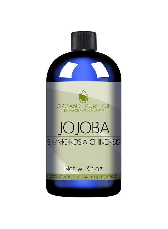 OPO 100% Pure Jojoba Oil 32 Oz Cold Pressed Carrier Oil For Hair Skin Face Lips Massage Makeup Remover Soaps - Image 3