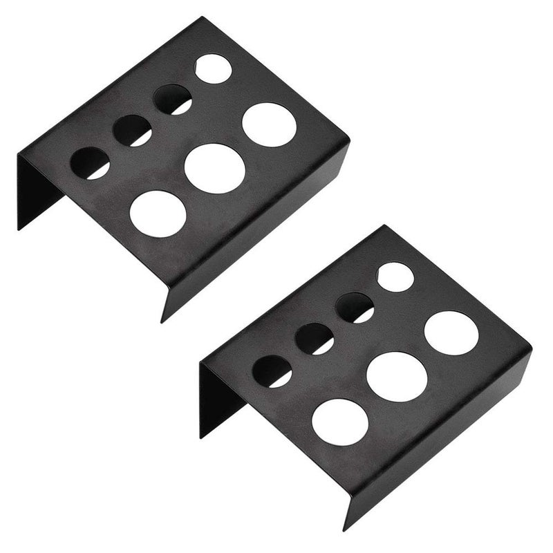 lasenersm 2 Pieces Tattoo Ink Cup Holder Tattoo Pigment Holder Tattoo Pigment Cup Holder 7 Holes Tattoo Ink Cup Holder Tattoo Machine Pen Holder Stand Tattoo Pigment Ink Cap Holder Black