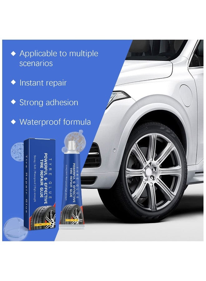 Tire Repair Glue, Waterproof High Temperature Resistant New Powerful Effective Tire Repair, Glue Tire Sidewall Repair, Upgrade Tire Sidewall Repair Kit Rubber Cement Tire Repair, 50ml/1.69FL.oz - Image 5
