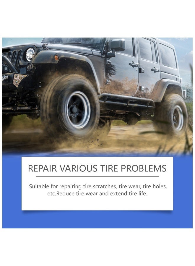 Tire Repair Glue, Waterproof High Temperature Resistant New Powerful Effective Tire Repair, Glue Tire Sidewall Repair, Upgrade Tire Sidewall Repair Kit Rubber Cement Tire Repair, 50ml/1.69FL.oz - Image 4