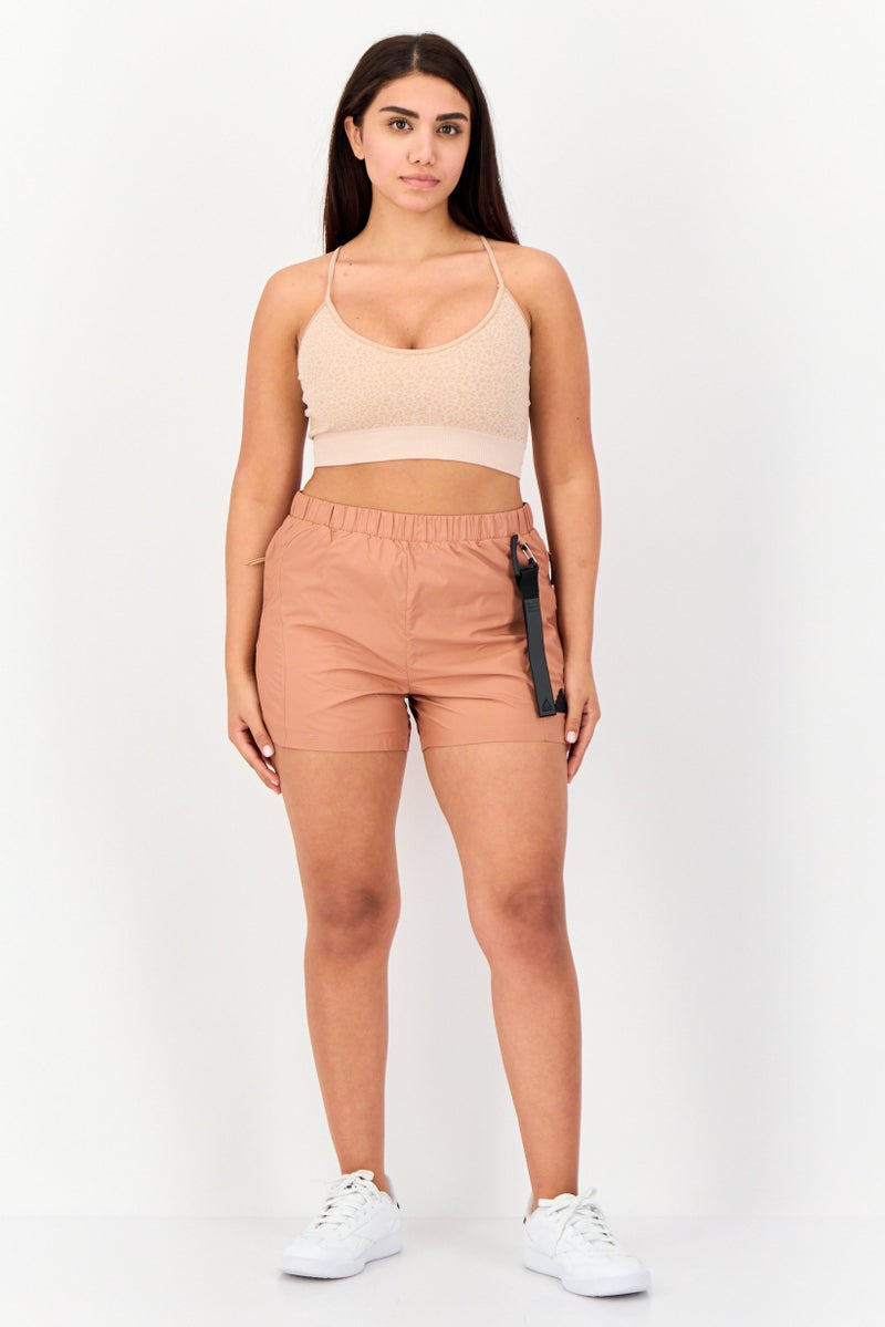 Adidas Adidas x Parley Women Sportswear Fit Outdoor Shorts, Light Brown  - Image 2