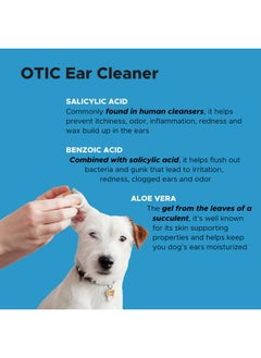 Pet Honesty Pet Honesty OTIC Dog Ear Cleaner & Ear Health Support - Advanced Solution to Help Reduce Itching, Redness, Odor, Debris & Wax, Irritation & Inflammation - Vet-Recommended for Dogs and Cats - 8 oz  - Image 3