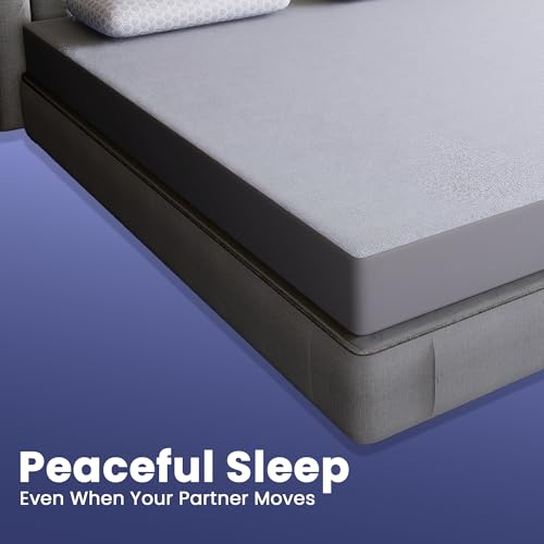 CareFoam 100% Waterproof Premium Cotton Mattress Protector | Breathable and Hypoallergenic Ultra Soft Fitted Bed Protector | King 72 x 72 Inch, Fits 10 Inch Grey | Square King beds - Image 5