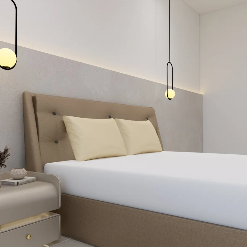 DWELL 500 Thread Count 100% Egyptian Cotton Sateen 2 Pc Pillow Case Set