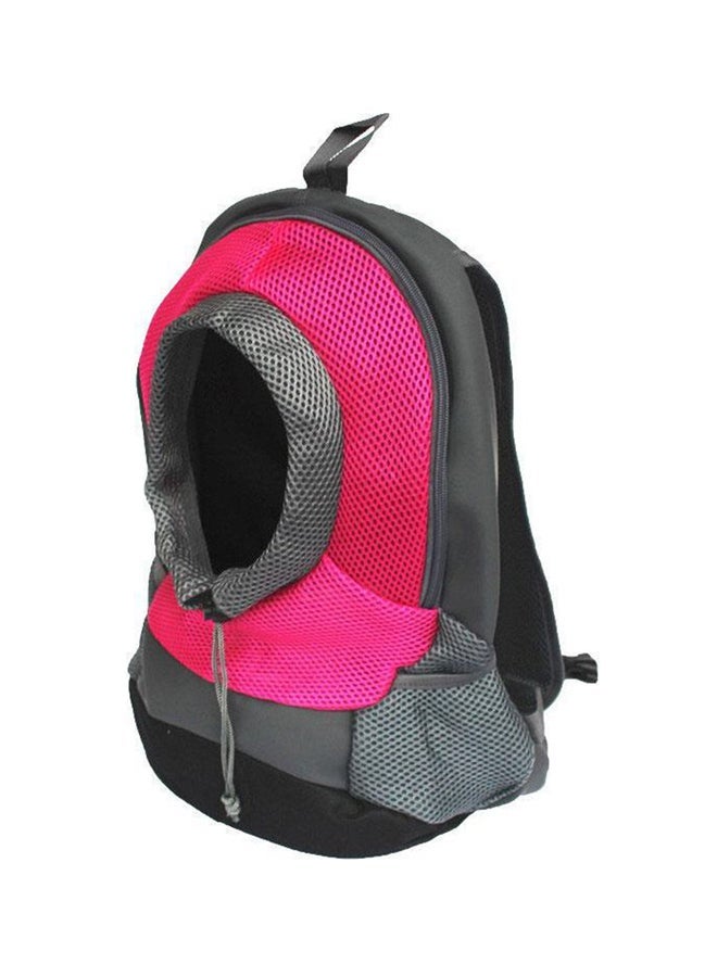 NIBEMINENT Pet Carrier Backpack Rose/Black/Grey  - Image 2
