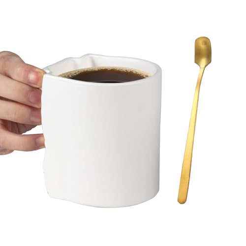 Vizava Rock Climbing Coffee Mug Fun Gift for climbers Limited Bone China Edition Pinch Grip Climber Mug Cup (12oz) Rock Climbing Gear-Great Pinch Hold Training for your Grip (Include Portable Spoon) - Image 4