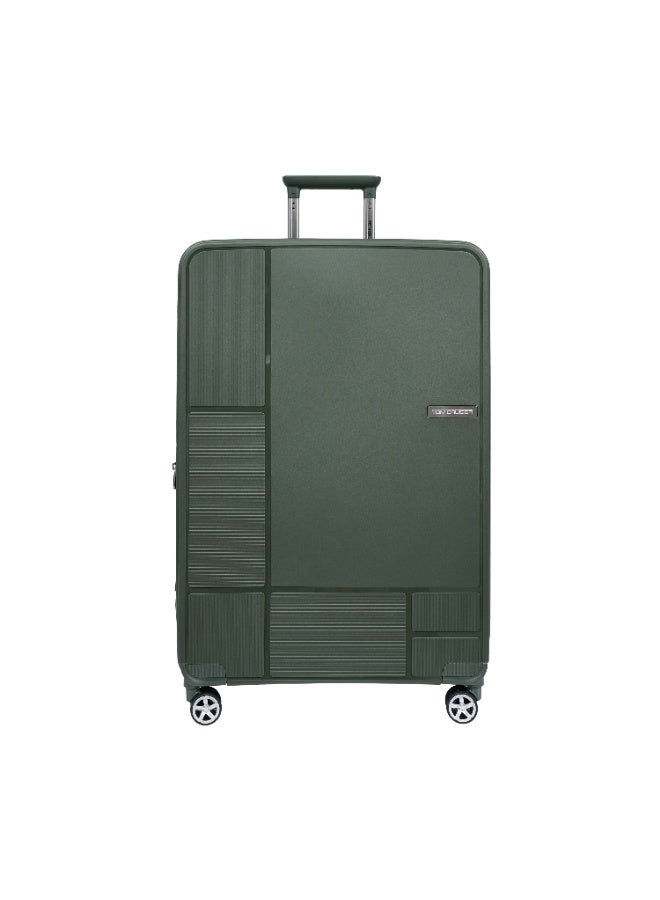 Tom Cruiser Travel Mate Polypropylene Hard Luggage Suitcase, 90:10 Deep Trunk Design, TSA Lock, 28-in, Forest Green, 2-Year Warranty - Image 1