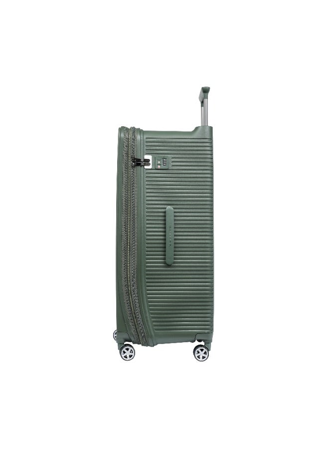 Tom Cruiser Travel Mate Polypropylene Hard Luggage Suitcase, 90:10 Deep Trunk Design, TSA Lock, 28-in, Forest Green, 2-Year Warranty - Image 5
