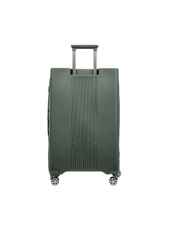 Tom Cruiser Travel Mate Polypropylene Hard Luggage Suitcase, 90:10 Deep Trunk Design, TSA Lock, 28-in, Forest Green, 2-Year Warranty - Image 3