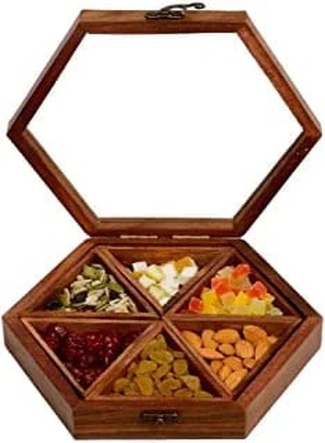 REMARKABLE Organize Your Kitchen Spices with our Wooden Masala Box Perfect Spice Container for Your Masala Dabba Keep Your Spices Fresh and Accessible with Our Spice Box for Kitchen - Image 2