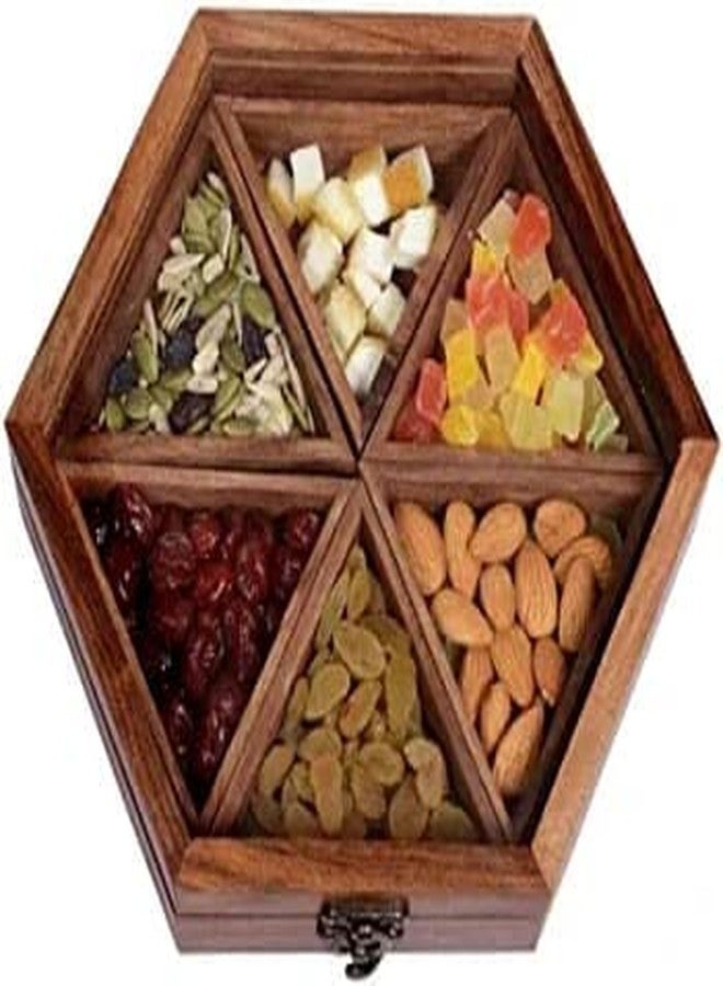 REMARKABLE Organize Your Kitchen Spices with our Wooden Masala Box Perfect Spice Container for Your Masala Dabba Keep Your Spices Fresh and Accessible with Our Spice Box for Kitchen - Image 5