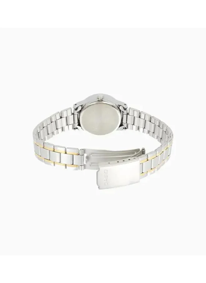 كاسيو Women's Analog Display Watch With Silver Stainless Steel Strap - LTP-V002SG-9A