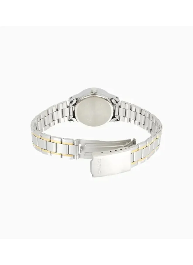 كاسيو Women's Stainless Steel Analog Watch LTP-V002SG-9A - 25 mm