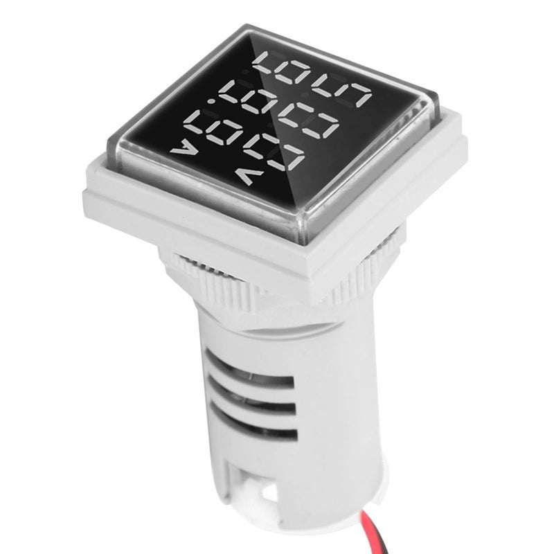 White LED Voltmeter Indicator 0 100A Clear Display Small Wide Measurement Range - Image 4