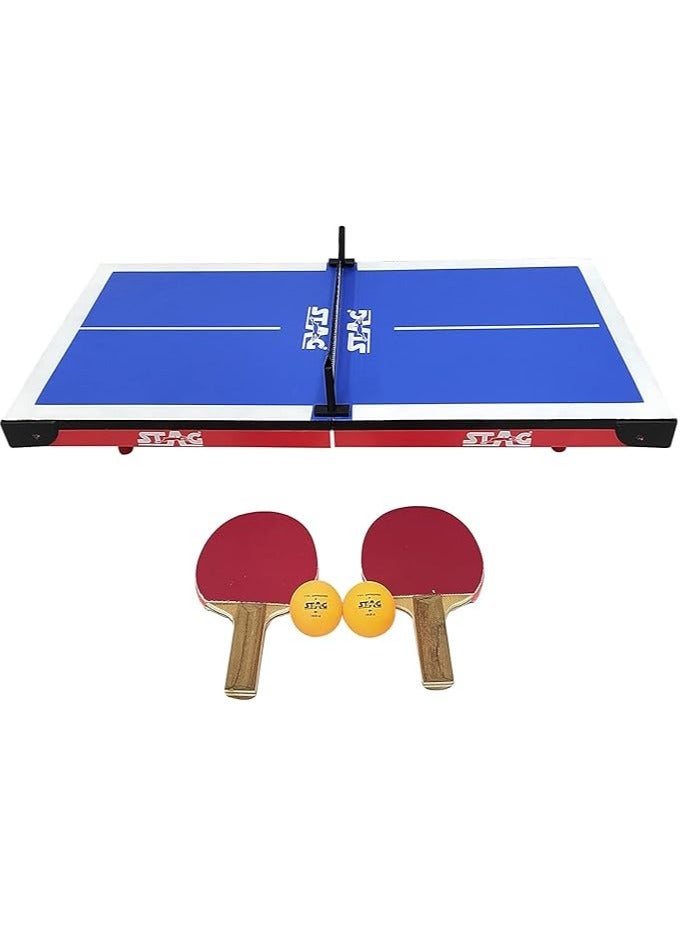 STAG ICONIC Stag Super Mini Fun Table Tennis Table | Compact & Portable | Indoor Game for Kids & Adults - Image 2