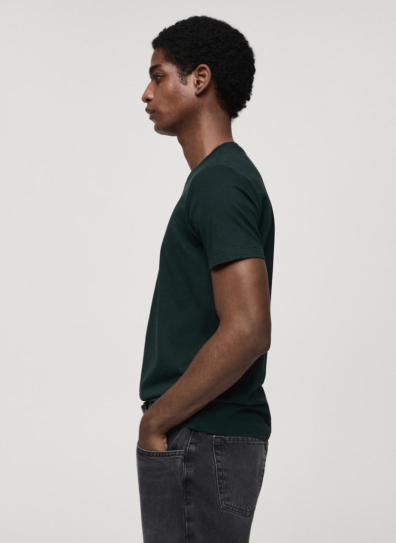 Mango Man Slim-Fit T-Shirt  - Image 3