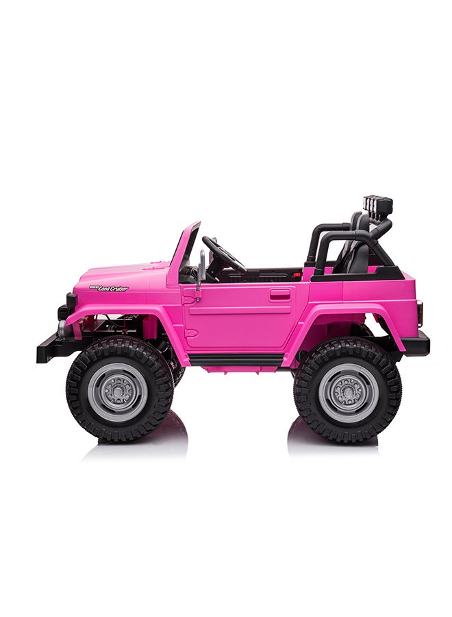Rayfun Licensed Toyota FJ Cruiser 12V Electric Ride-On SUV for Kids - Parental Remote, 2-Seater, LED Lights, MP3 Player, & Spring Suspension - Image 4