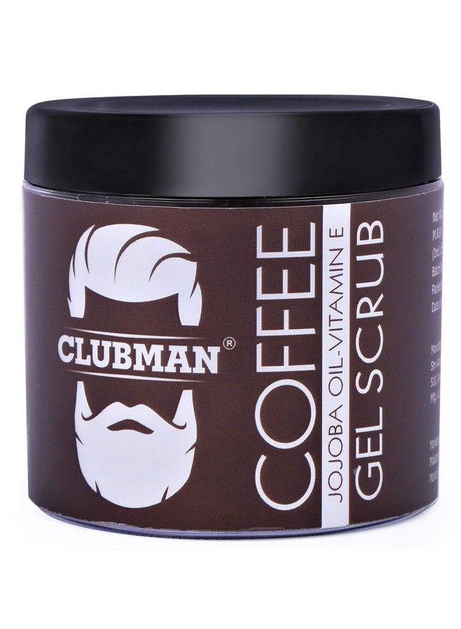 Clubman Jojoba Oil Vitamine Coffee Gel Scrub For Men (100Ml / 3.38 Fl Oz) - Image 2