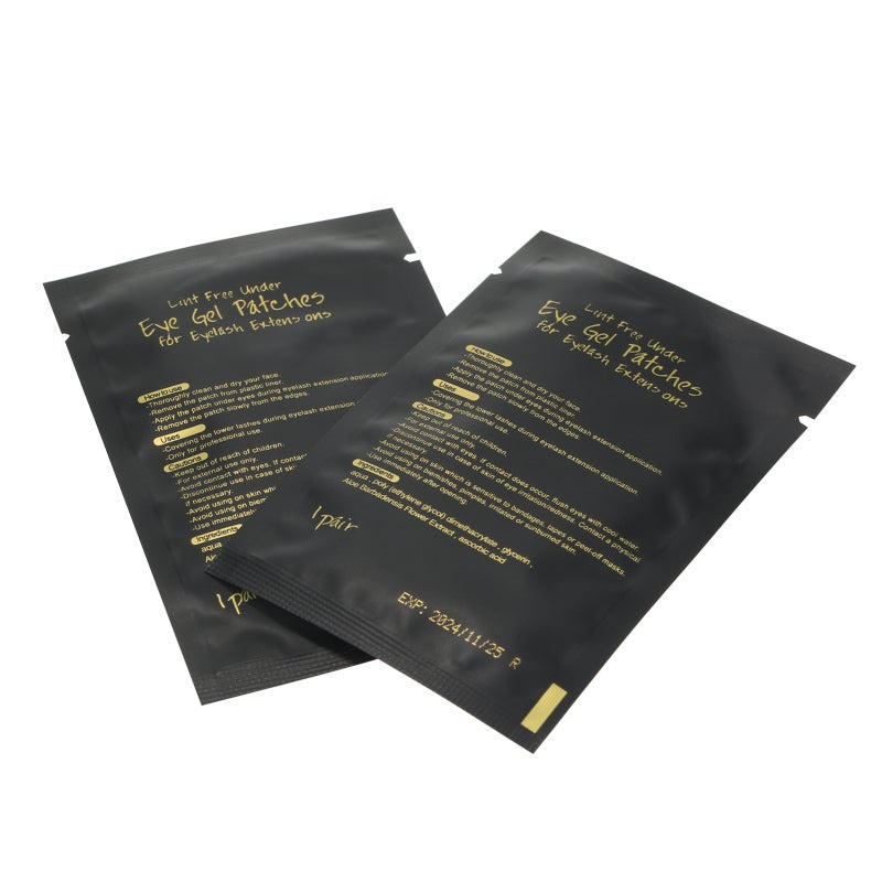 Under Eye Pads: Gold Non-Woven Fabric - No Irritation Non-Slip Design Lash Extension Pads for Eyelash Extension Artists Beauty Salons - Image 2