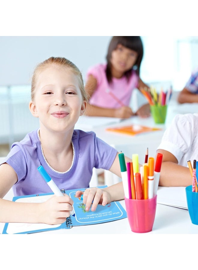 ARGT 6 Pack Magic Water Coloring Books with Water Pens – Reusable Mess-Free Painting Set for Toddlers and Kids - Image 2