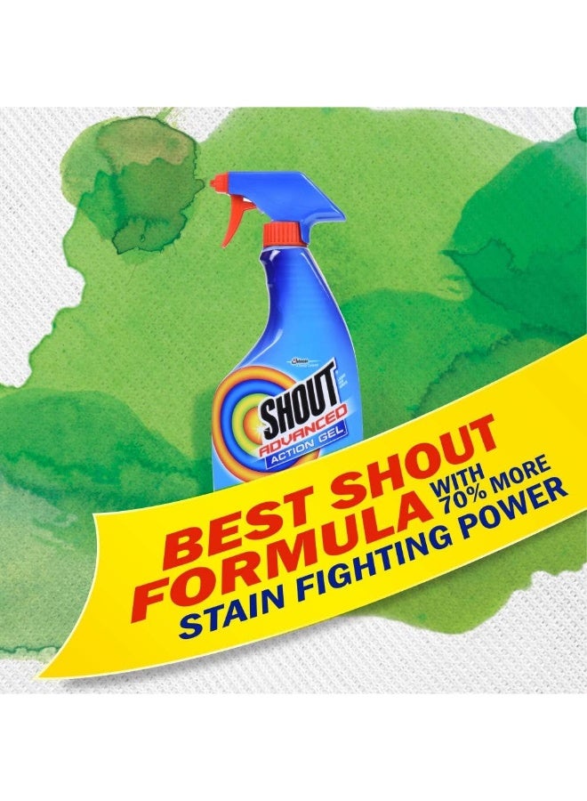 Shout Advanced Laundry Stain Remover Gel, Breaks Down 100+ Types of Tough Stains - 22oz Spray - Image 3