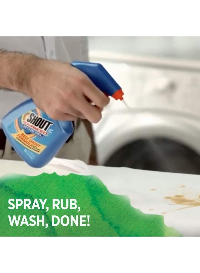 Shout Advanced Laundry Stain Remover Gel, Breaks Down 100+ Types of Tough Stains - 22oz Spray - Image 4