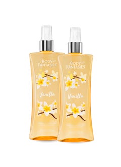Body Fantasies Signature Fragrance Body Spray Vanilla 8 fl oz Pack of 2