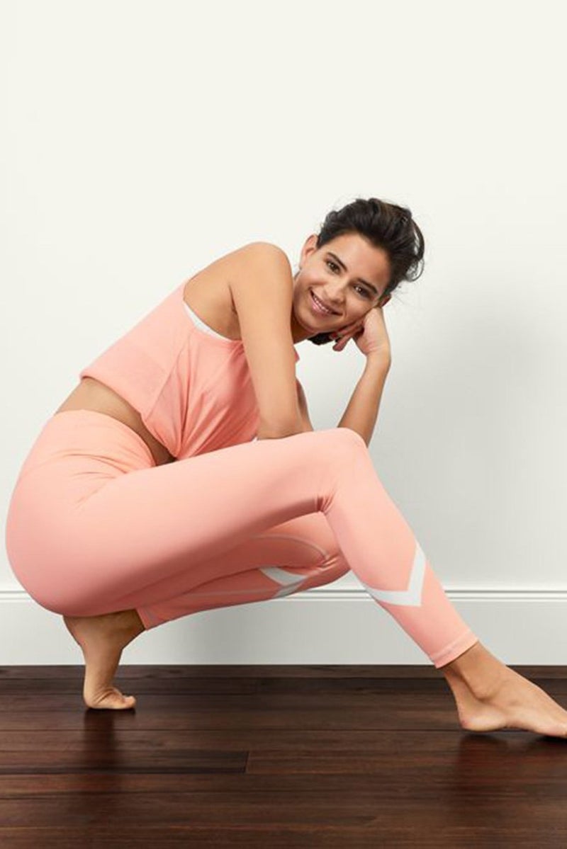 Tchibo سراويل تدريب رياضية للنساء، خوخي - Image 1