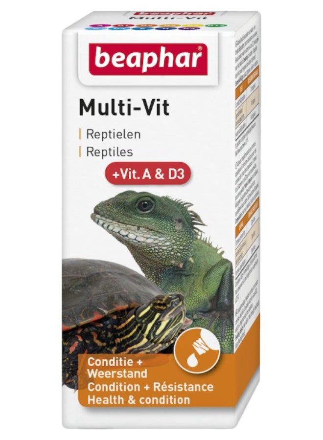 بيفار مالتي فيت للزواحف 20 مل - Image 1