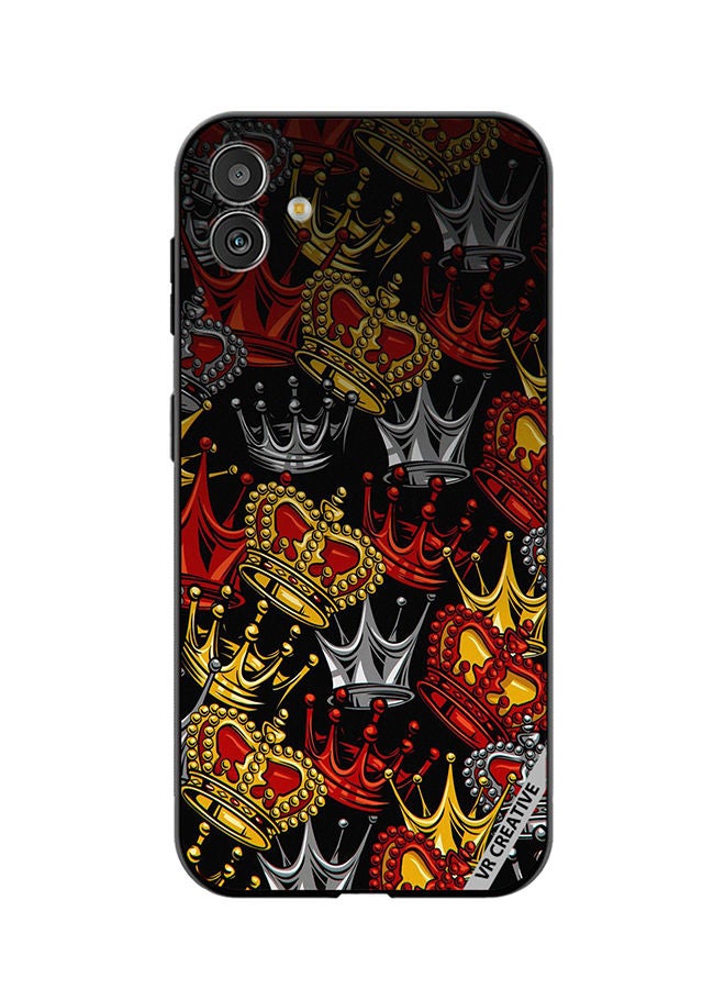 VR CREATIVE Protective Case Cover For Samsung Galaxy F14 King And Queen Design Multicolour - Image 1