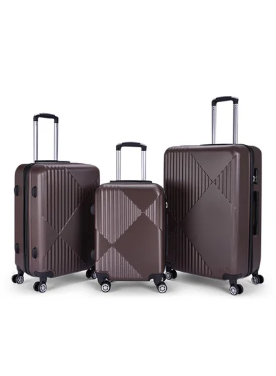 LIMRA A travel bag set consisting of 3 luggage bags Brown