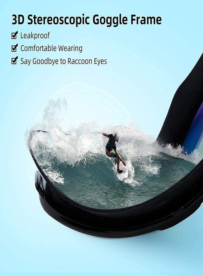 Overa Swimming Goggles Anti-fog Anti-UV Silicone Swim Goggles Adult Women Men Youth Kids Child. - Image 4