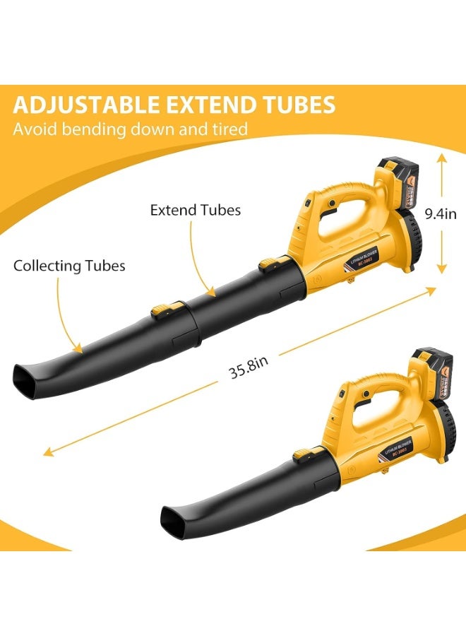 Cordless Leaf Blower – 320 CFM, 150 MPH, Lightweight, Battery & Charger Included – Ideal for Lawn & Yard Cleaning - Image 3