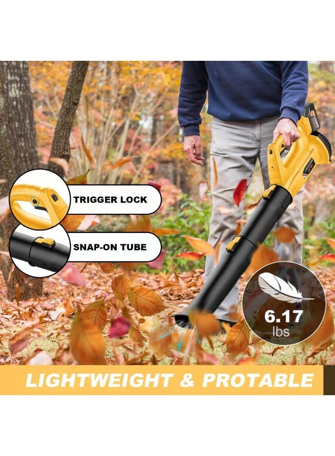 Cordless Leaf Blower – 320 CFM, 150 MPH, Lightweight, Battery & Charger Included – Ideal for Lawn & Yard Cleaning - Image 4